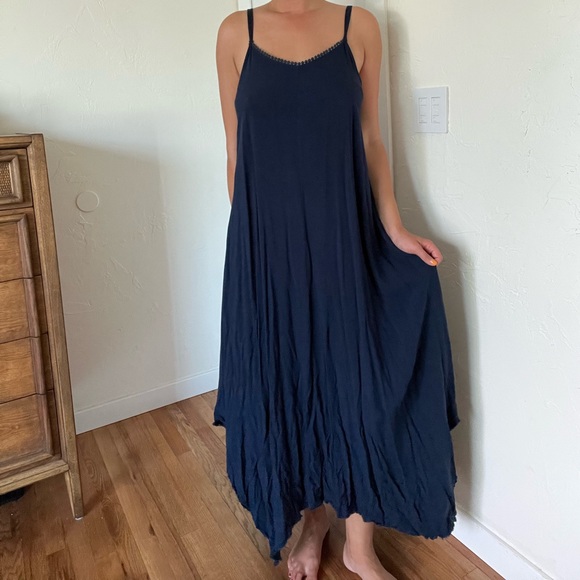 Others Follow Navy Maxi Dress - Picture 5 of 7